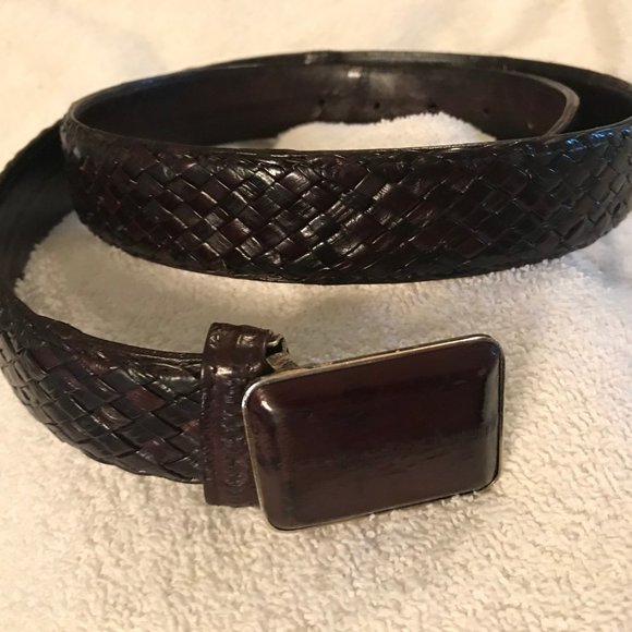 Mans Eel Skin Belt 34' to 36" - Picture 1 of 10